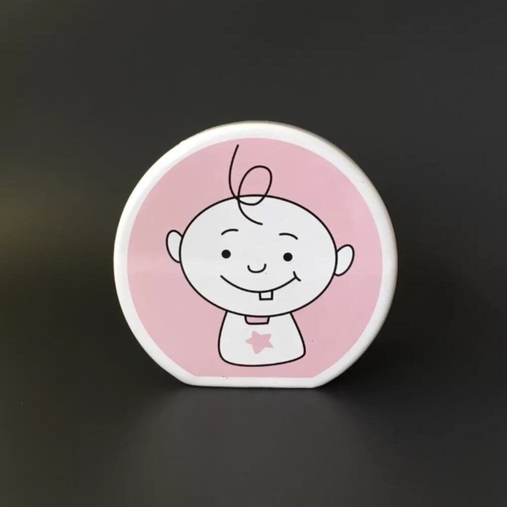 Sugarbooger Pink Ceramic Coin Bank ~ New w/out Box